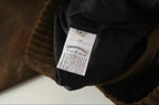 Chrome Hearts Cross Patch Suede Jacket - Brown Gothic Streetwear Outerwear 8833