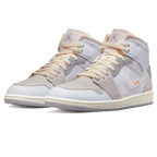 Air Jordan 1 Mid 'Craft Inside Out White Grey'
