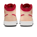 Air Jordan 1 Mid 'Light Curry Cardinal Red'