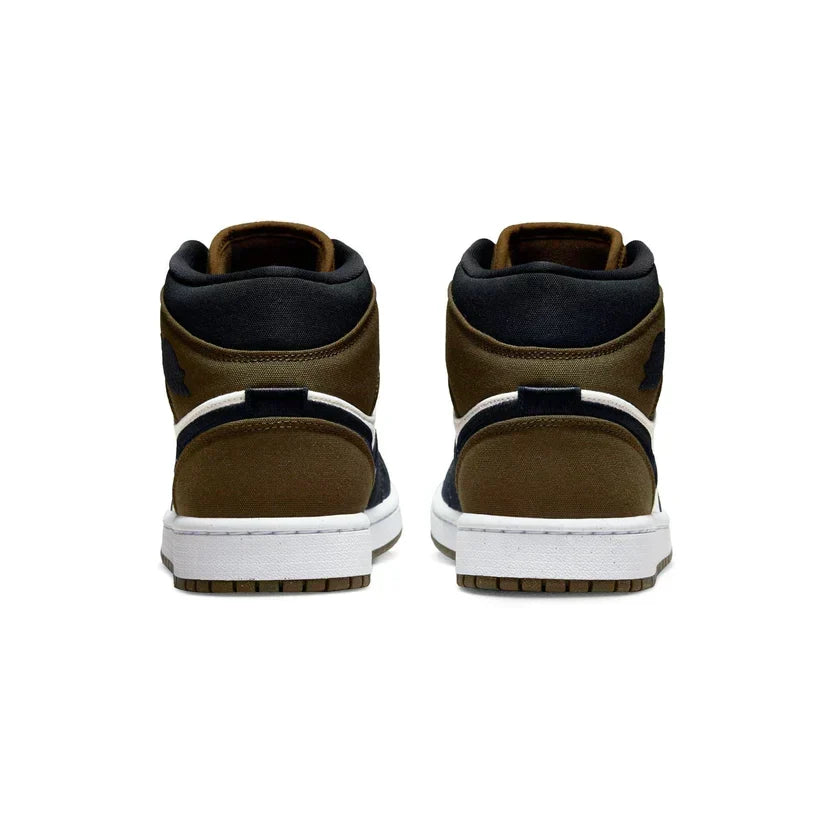 Air Jordan 1 Mid 'Olive Toe'